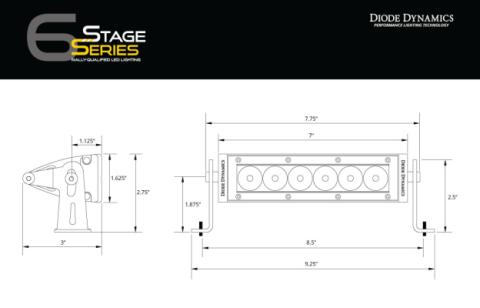 Raptor 2017 Stage Series Fog Kit Stage Series 6 Inch White Driving Diode Dynamics