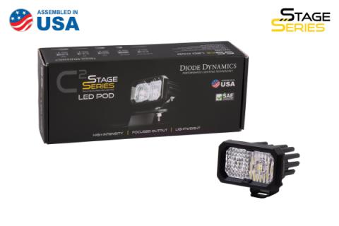 Stage Series 2 Inch LED Pod, Pro White Fog Standard ABL Each