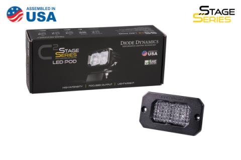 Stage Series 2 Inch LED Pod, Pro White Flood Flush ABL Each