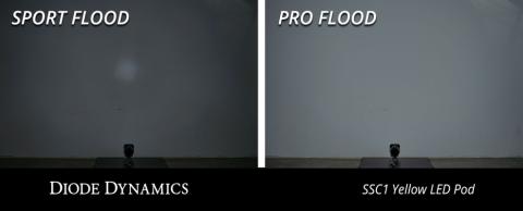 Stage Series C1 LED Pod Sport White Flood Flush ABL Each Diode Dynamics