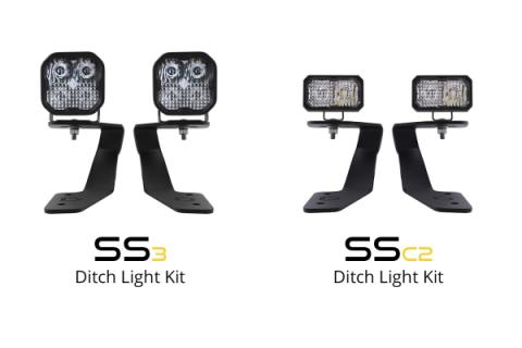 Stage Series 2in LED Ditch Light Kit for 2018-2021 Subaru Crosstrek, Pro Yellow Combo