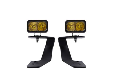 Stage Series 2in LED Ditch Light Kit for 2018-2021 Subaru Crosstrek, Pro Yellow Combo
