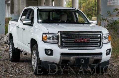 SS3 LED Ditch Light Kit for 2015-2021 GMC Canyon, Sport White Combo Diode Dynamics