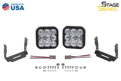 SS5 LED Pod Pro White Combo Pair Diode Dynamics