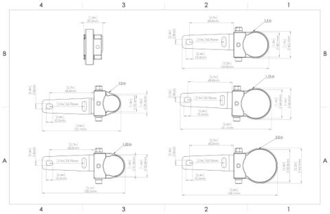 Stage Series 1.75 inch Roll Bar Mount Kit Diode Dynamics
