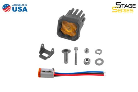Stage Series C1 LED Pod Yellow SAE Fog Standard ABL Each Diode Dynamics