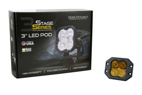 SS3 Sport ABL Yellow Flood Flush Single Diode Dynamics