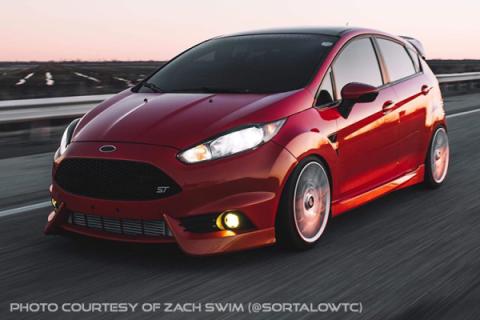 SS3 LED Fog Light Kit for 2014-2019 Ford Fiesta ST White SAE Fog Sport w/ Backlight Diode Dynamics