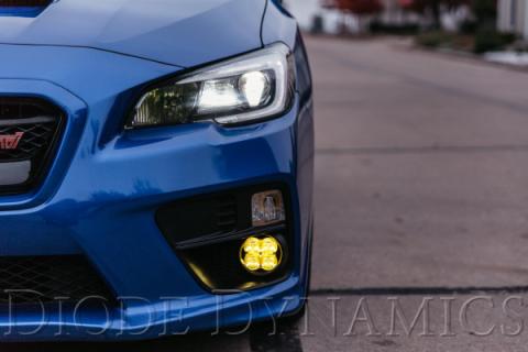SS3 LED Fog Light Kit for 2015-2021 Subaru WRX Yellow SAE Fog Sport w/ Backlight Diode Dynamics