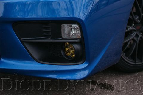 SS3 LED Fog Light Kit for 2015-2017 Subaru WRX/STi  Yellow SAE Fog Pro w/ Backlight Diode Dynamics