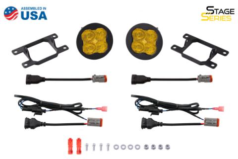 SS3 LED Fog Light Kit for 2014-2018 Subaru Forester White SAE Fog Max w/ Backlight Diode Dynamics