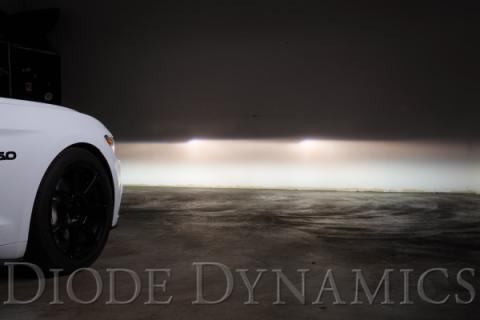 SS3 LED Fog Light Kit for 2015-2017 Ford Mustang Yellow SAE Fog Max w/ Backlight Diode Dynamics