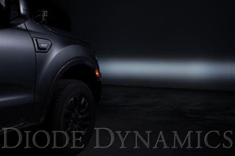 SS3 LED Fog Light Kit for 2019-2021 Ford Ranger White SAE Fog Pro w/ Backlight Diode Dynamics