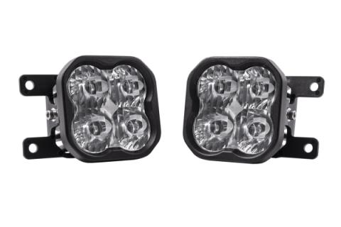SS3 LED Fog Light Kit for 2019-2021 Ram 1500 (non-LED) Yellow SAE Fog Pro w/ Backlight Diode Dynamics