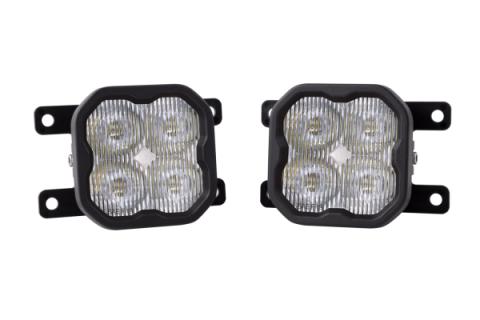 SS3 LED Fog Light Kit for 2010-2018 Ford Transit Connect White SAE Fog Max w/ Backlight Diode Dynamics