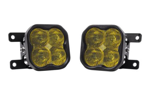 SS3 LED Fog Light Kit for 2010-2018 Ford Transit Connect White SAE Fog Max w/ Backlight Diode Dynamics