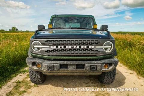 SS3 LED Fog Light Kit for 2021 Ford Bronco (w/ Standard Bumper) Yellow SAE Fog Max w/ Backlight Diode Dynamics