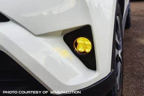 SS3 LED Fog Light Kit for 2006-2012 Toyota RAV4 White SAE Fog Sport w/ Backlight Diode Dynamics