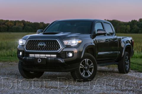 SS3 LED Fog Light Kit for 2016-2021 Toyota Tacoma Yellow SAE Fog Sport w/ Backlight Diode Dynamics