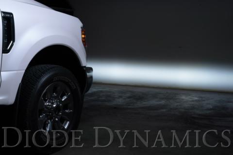 SS3 LED Fog Light Kit for 2017-2021 Ford Super Duty White SAE Fog Sport w/ Backlight Diode Dynamics