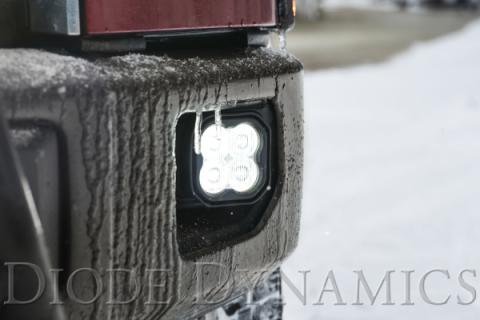 SS3 LED Fog Light Kit for 2015-2020 Ford F-150 Yellow SAE Fog Sport w/ Backlight Diode Dynamics