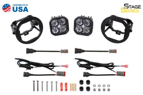 SS3 LED Fog Light Kit for 2006-2010 Ford F-150 White SAE Fog Sport w/ Backlight Diode Dynamics