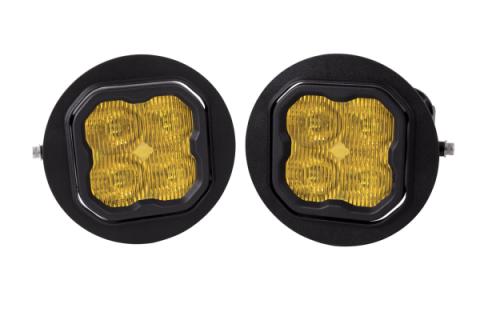 SS3 LED Fog Light Kit for 2006-2010 Ford F-150 Yellow SAE Fog Sport w/ Backlight Diode Dynamics