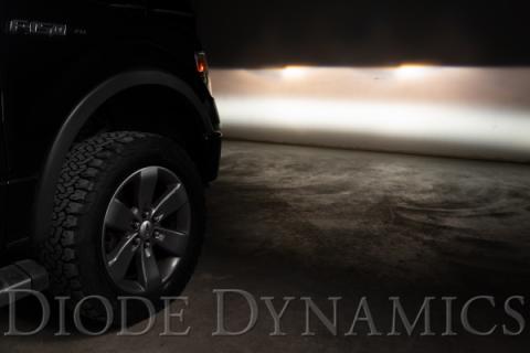 SS3 LED Fog Light Kit for 2011-2014 Ford F-150 White SAE Fog Pro w/ Backlight Diode Dynamics