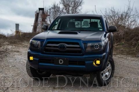 SS3 LED Fog Light Kit for 2005-2011 Toyota Tacoma Yellow SAE Fog Pro w/ Backlight Diode Dynamics