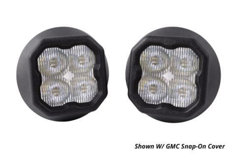 SS3 LED Fog Light Kit for 2015-2020 GMC Canyon White SAE Fog Max w/ Backlight Diode Dynamics