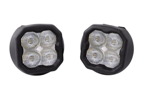 SS3 LED Fog Light Kit for 2015-2020 GMC Canyon White SAE Fog Max w/ Backlight Diode Dynamics