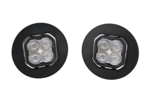 SS3 LED Fog Light Kit for 2007-2013 GMC Sierra 1500 White SAE Fog Max w/ Backlight Diode Dynamics