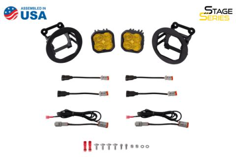 SS3 LED Fog Light Kit for 2005-2009 Subaru Outback White SAE Fog Sport w/ Backlight Diode Dynamics
