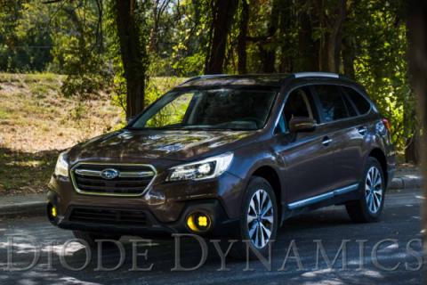SS3 LED Fog Light Kit for 2013-2019 Subaru Outback White SAE Fog Pro w/ Backlight Diode Dynamics