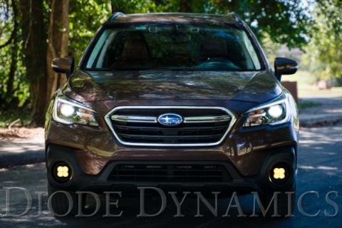 SS3 LED Fog Light Kit for 2013-2019 Subaru Outback White SAE Fog Pro w/ Backlight Diode Dynamics