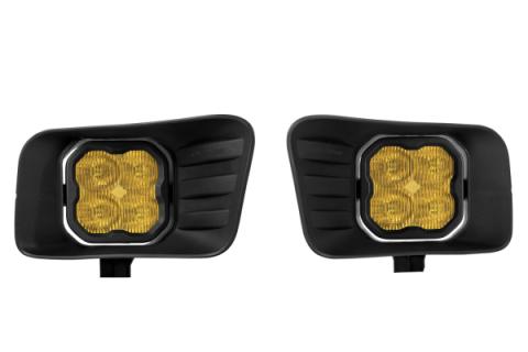 SS3 Sport Type Ram Horiz Kit ABL Yellow SAE Fog Diode Dynamics