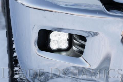 SS3 LED Fog Light Kit for 2010-2018 Ram 2500/3500 Yellow SAE Fog Pro w/ Backlight Diode Dynamics