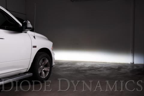 SS3 LED Fog Light Kit for 2013-2018 Ram 1500 Yellow SAE Fog Pro w/ Backlight Diode Dynamics