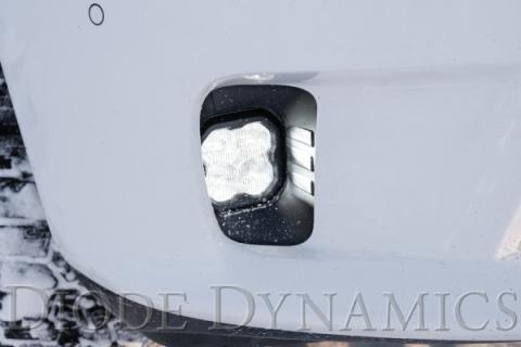SS3 LED Fog Light Kit for 2019-2021 Ram 1500 Classic Yellow SAE Fog Pro w/ Backlight Diode Dynamics