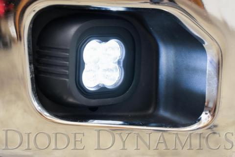 SS3 LED Fog Light Kit for 2011-2016 Ford Super Duty F-250/F-350 White SAE Fog Sport w/ Backlight Diode Dynamics