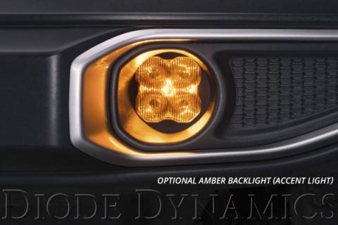 SS3 LED Fog Light Kit for 2004-2007 Ford Ranger Yellow SAE Fog Max w/ Backlight Diode Dynamics