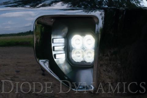 SS3 LED Fog Light Kit for 2016-2018 Chevrolet Silverado 1500 Yellow SAE Fog Sport w/ Backlight Diode Dynamics