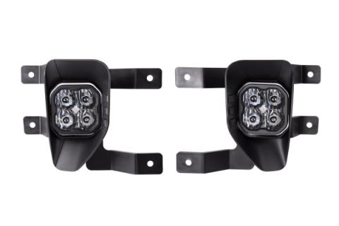 SS3 LED Fog Light Kit for 2019 Chevrolet Silverado 1500 LD Yellow SAE Fog Sport w/ Backlight Diode Dynamics