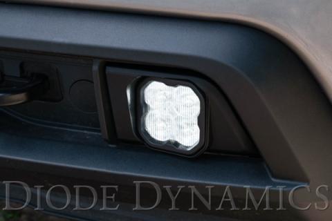 SS3 LED Fog Light Kit for 2019-2021 Chevrolet Silverado 1500 White SAE Fog Sport w/ Backlight Diode Dynamics