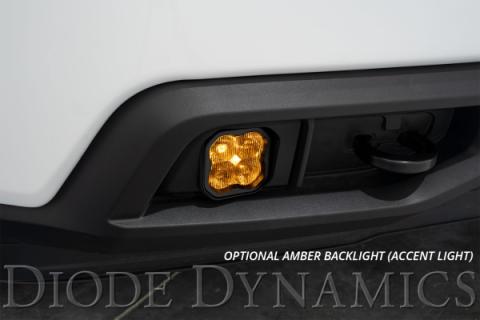 SS3 LED Fog Light Kit for 2019-2021 Chevrolet Silverado 1500 Yellow SAE Fog Pro w/ Backlight Diode Dynamics