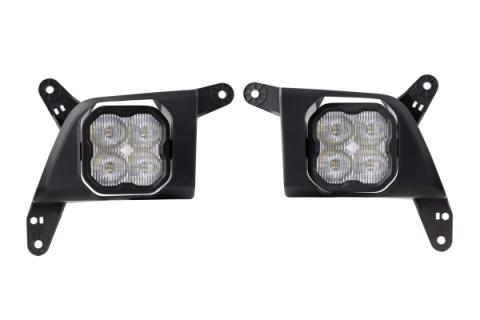 SS3 LED Fog Light Kit for 2019-2021 Chevrolet Silverado 1500 White SAE Fog Max w/ Backlight Diode Dynamics
