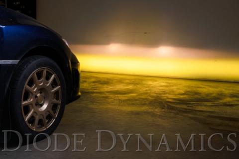 SS3 LED Fog Light Kit for 2011-2014 Subaru WRX/STi Yellow SAE Fog Sport w/ Backlight Diode Dynamics