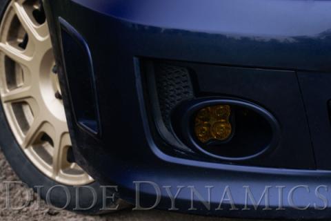 SS3 LED Fog Light Kit for 2011-2014 Subaru WRX/STi Yellow SAE Fog Max w/ Backlight Diode Dynamics