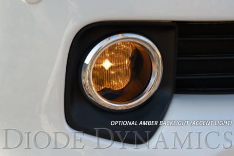 SS3 LED Fog Light Kit for 2011-2013 Lexus IS350, White SAE Fog Sport with Backlight