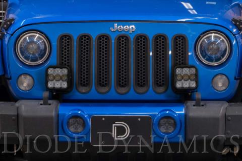Jeep JK SS5 CrossLink Bumper Lightbar Kit Pro Combo Diode Dynamics